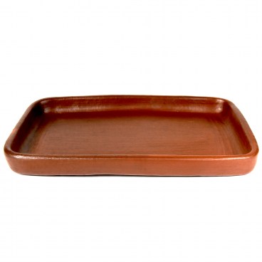 Pomaireware Rectangular Clay Sushi Tray